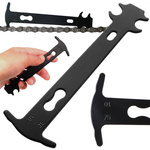 Instrumento para medir el desgaste de una cadena de bicicleta