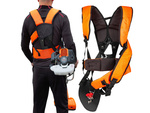 Solide harness for petrol scythe mowers lawnmowers harness belts