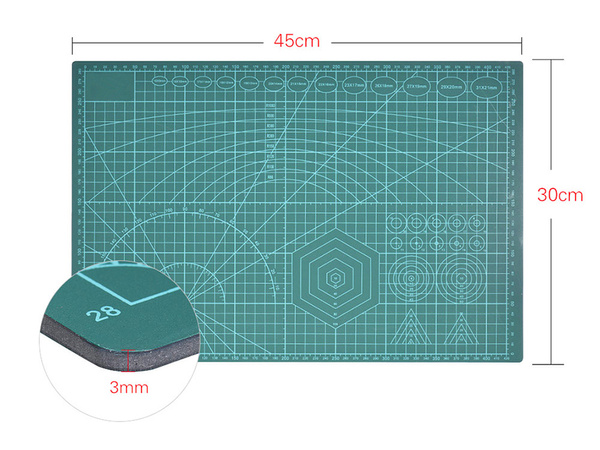 Self-healing cutting mat a3 modelling double-sided