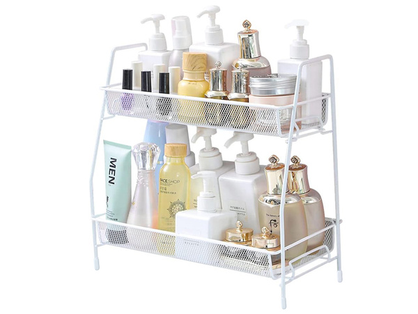 Bucătărie raft bucătărie organizator în picioare două niveluri loft spice rack