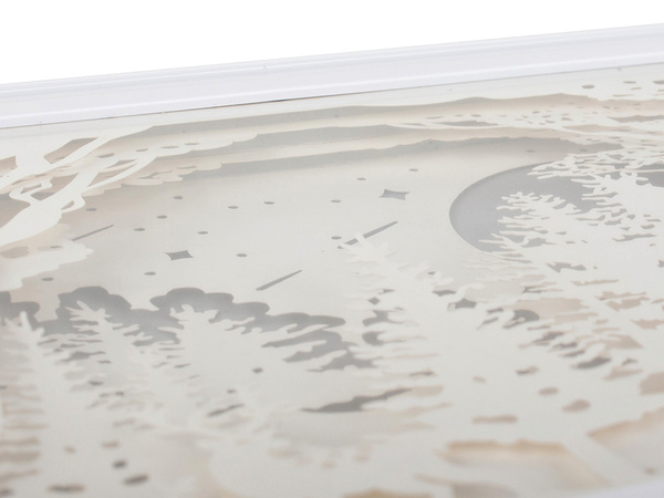 Papierové výrezy nočné svetlo 3d usb