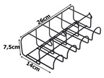 Metal holder stand for 4 umbrellas with 4 hooks metal organiser
