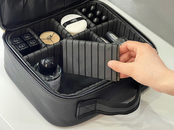 Cosmetic case cosmetic case travel organiser casket led mirror