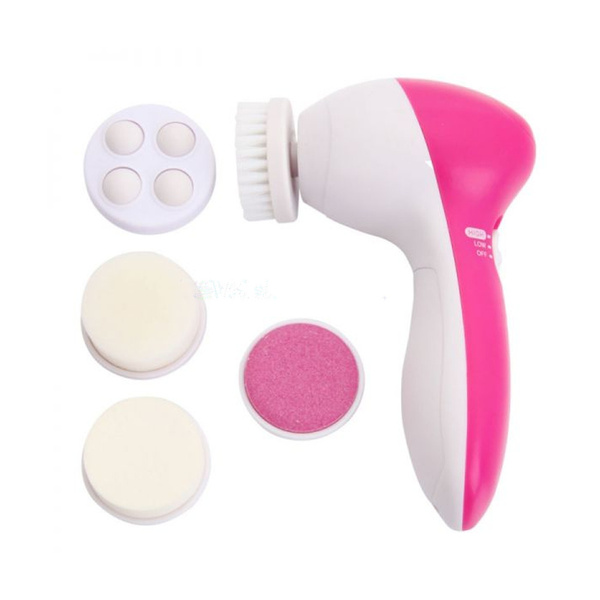Brosse de massage électrique 5 en 1 pour le nettoyage de la peau
