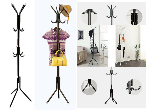 Drabužių stovas viršutiniai drabužiai striukės grindys kablys rankos