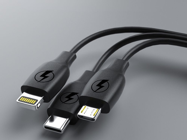 Автомобильное зарядное устройство usb-c 14w и usb-a 15w для гнезда прикуривателя быстро