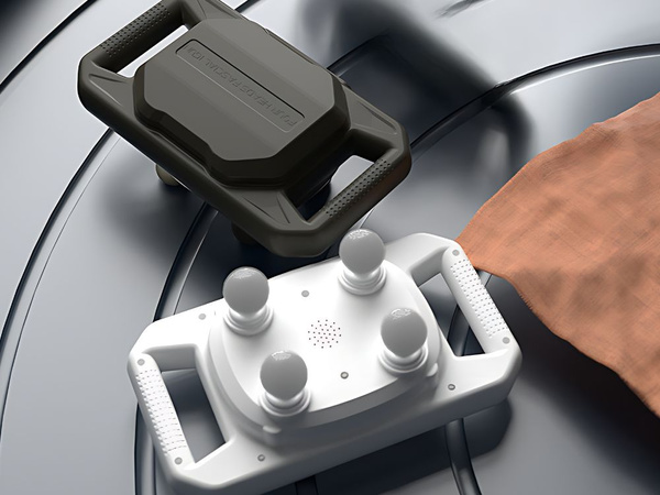 Erőteljes testmasszírozó 4 fej 20 erősségi szint + 6 impulzus üzemmód usb