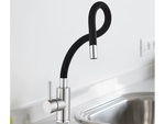 Flexible küchenarmatur mit schwenkbarem auslauf 360 flexibel