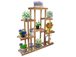 Blumentopf hochstehendes holzblumenbeet 3-stöckiges bücherregal