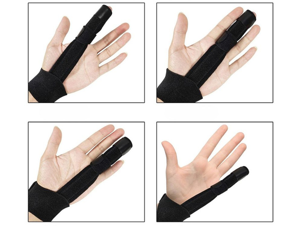 Pirkstu stabilizators auduma aproce ar velcro siksnu