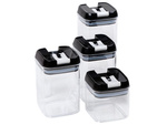 Kitchen food containers for pasta, container with seal, set of 4 pieces