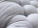 Garden plain landscape push cushion 170x50 cm thick quilted seating