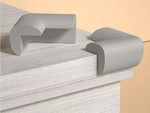 Furniture corner guards za vogale pohištva sive nalepke x4