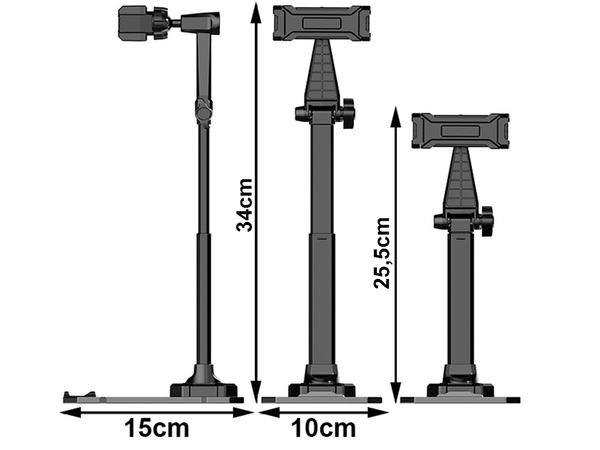 Handyhalter tablet-ständer verstellbar schwenkbar für filme