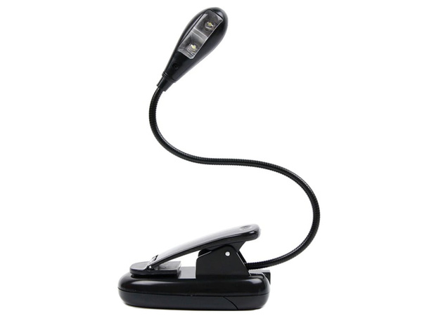 Clip led tischlampe schule flexibel lesen double clip