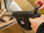 HANDGEBLÄSE ZUM ANZÜNDEN VON GRILLS LAGERFEUER KOCHER BBQ STABILER GRIFF