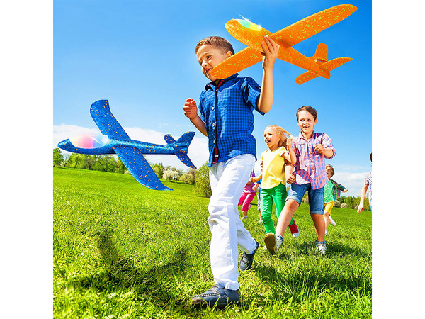 Blue aircraft styropian glide big styropian 47c