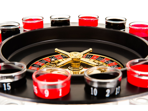 Alcohol rulet game + 16pcs vasos