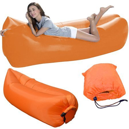 Piepūšamais dīvāns gulta lazy bag gaisa pludmales krēsls matracis recliner