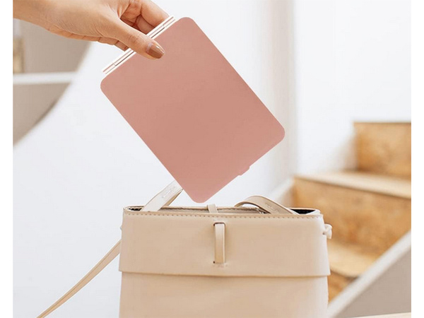 Led osvetlené make-up zrkadlo skladacie cestovné zrkadlo