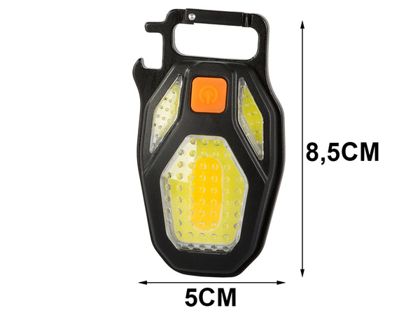 Led licht cob schlüsselanhänger öffner magnet usb taschenlampe