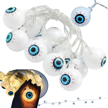 Lights 10 led hanging eyes halloween 200cm glowing decoration eye decoration