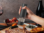 Molinillo de sal y pimienta eléctrico con control de grosor ajustable
