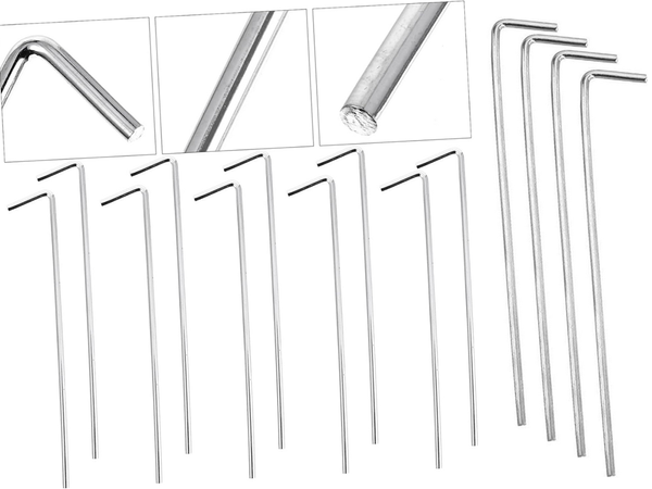 Šotorski stebrički anchor pigs steel 24cm 10pcs hook
