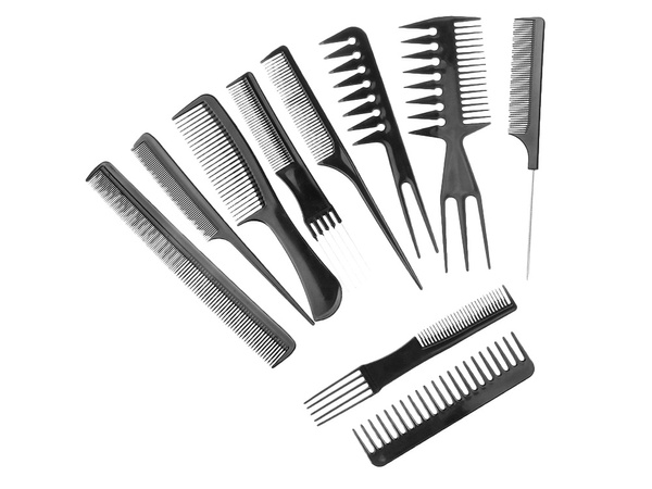 Hair crushing rake etui x10