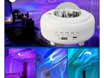 Lampe de nuit led projecteur d'etoiles projecteur aurora sky enceinte bluetooth
