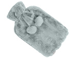 Plush rubber thermofor warmer large in cover soft fur
