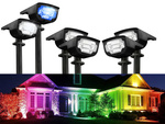 Solar garden lamp driven led lamp colours