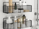Cesta colgante organizador metálico estante colgante cocina negro