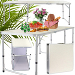 Sulankstomas kelioninis stalas kempingo sodo stalas didelis 180x60 lagaminas