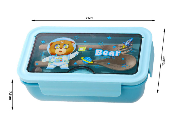 Lunchbox homemade breakfast container for school dividers cutlery