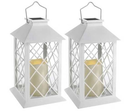 LANTERN 28CM WHITE (24)