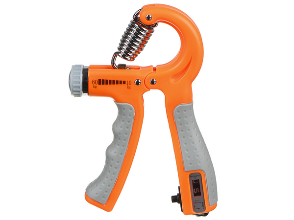 Hand exercise squimmer with adjustable 10-60 kg gripper
