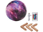 3d rgb luna nočna luč z daljinskim upravljalnikom