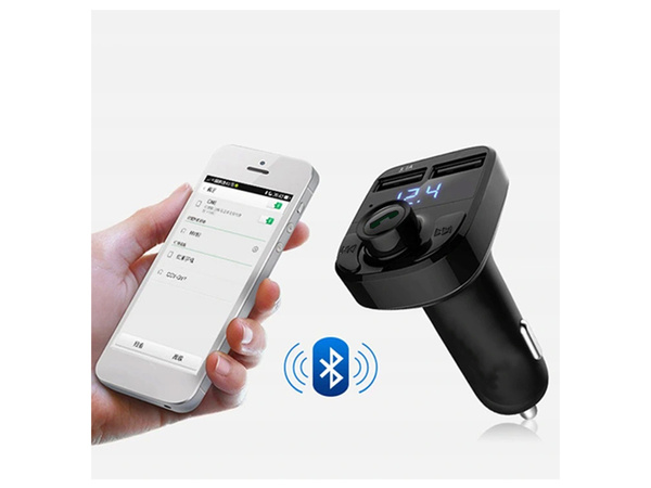 Transmetteur fm sd mp3 bluetooth chargeur 2xusb