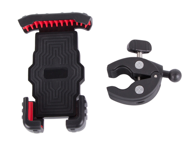 Anti-shock bicycle handlebar phone holder