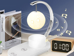 Rgb moonlight s indukční nabíječkou 10w led usb reproduktor bluetooth