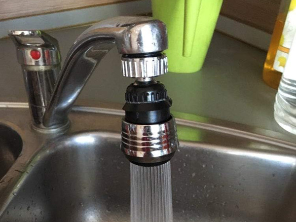 Aerator faucet tap extension movable 360