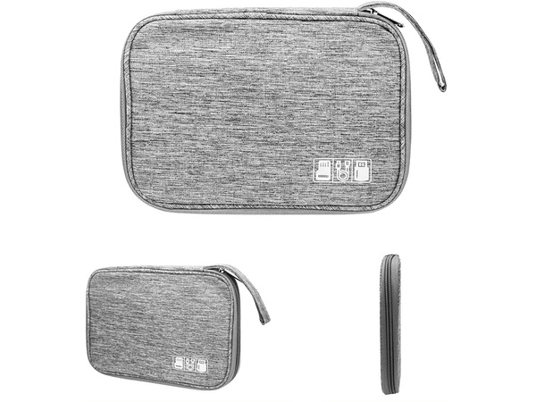 Cestovní organizér na kabely a nabíječky