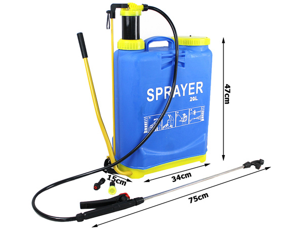 Backpack pressure sprayer garden hand sprayer lance 20l