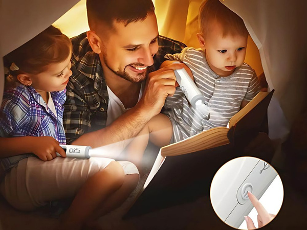 Lámpara nocturna led con sensor de movimiento y función de linterna inalámbrica con conexión usb