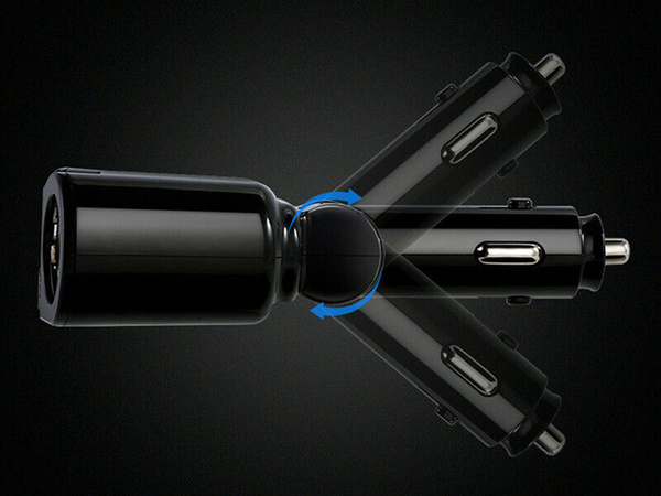 Szivargyújtó elosztó töltő 2 usb
