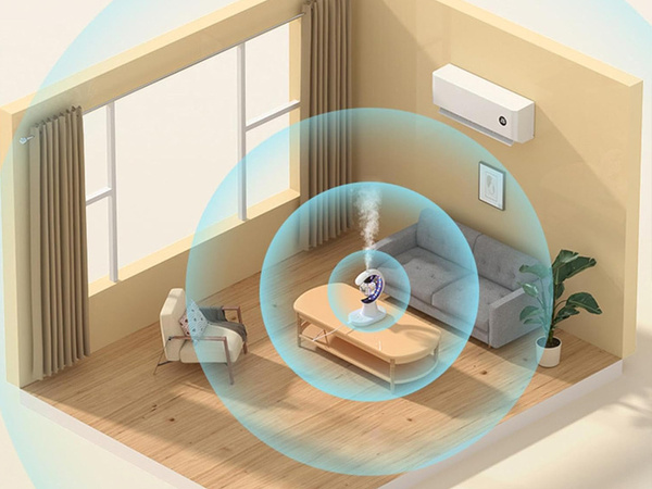 Humidificateur d'air diffuseur parfumé aromathérapie veilleuse répulsive