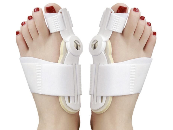 Hallux valgus toe orthosis 2 pieces stabiliser expander
