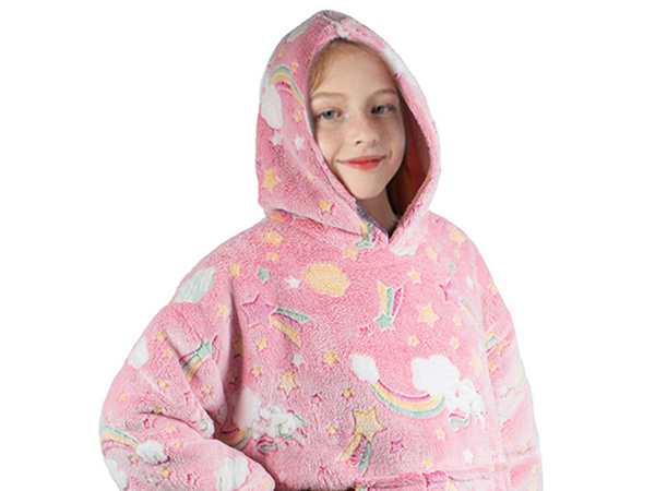 Heater blood blanket lighting kid 2in1