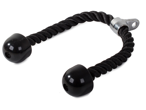 Rope handle for atlas lift for triceps